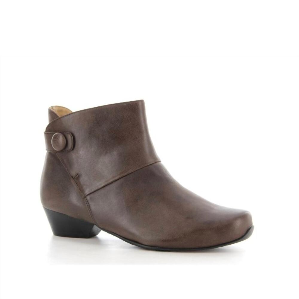 NEW ZIERA women's corban ankle boots in cocoa